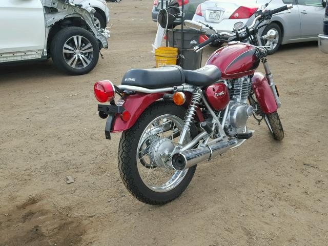 JS1NJ4CA992100785 - 2009 SUZUKI TU250 X RED photo 4