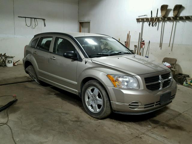 1B3HB48A39D222413 - 2009 DODGE CALIBER TAN photo 1