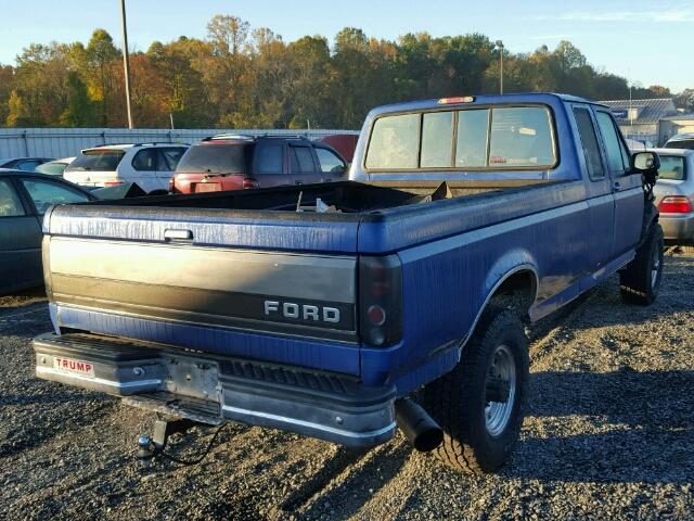 1FTHX26F5TEB68536 - 1996 FORD F250 BLUE photo 4