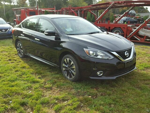 3N1AB7AP1HY357145 - 2017 NISSAN SENTRA RED photo 1