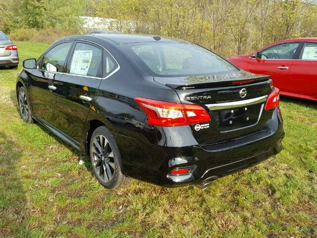 3N1AB7AP1HY357145 - 2017 NISSAN SENTRA RED photo 3