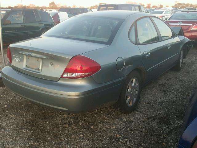 1FAFP53U57A108609 - 2007 FORD TAURUS GREEN photo 4