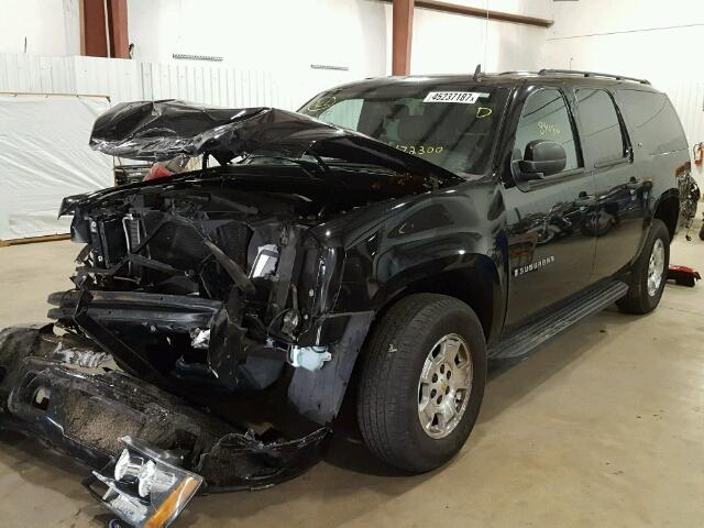 1GNFC16J49R172300 - 2009 CHEVROLET SUBURBAN C BLACK photo 2