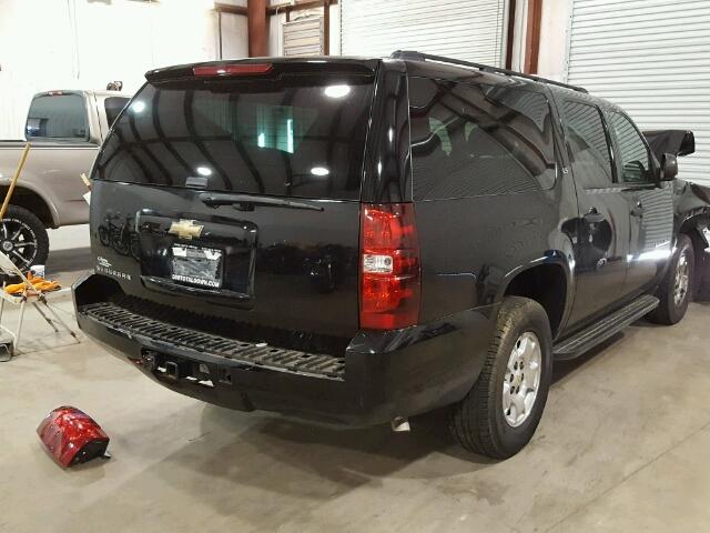 1GNFC16J49R172300 - 2009 CHEVROLET SUBURBAN C BLACK photo 4