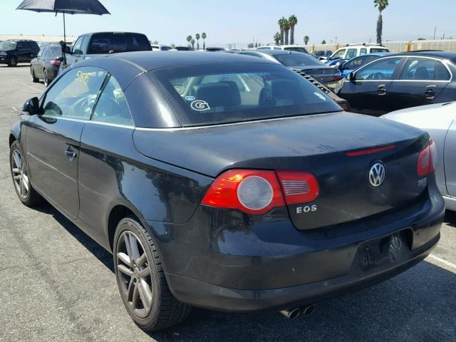 WVWFA71F78V015564 - 2008 VOLKSWAGEN EOS LUX 黑色 照片 3