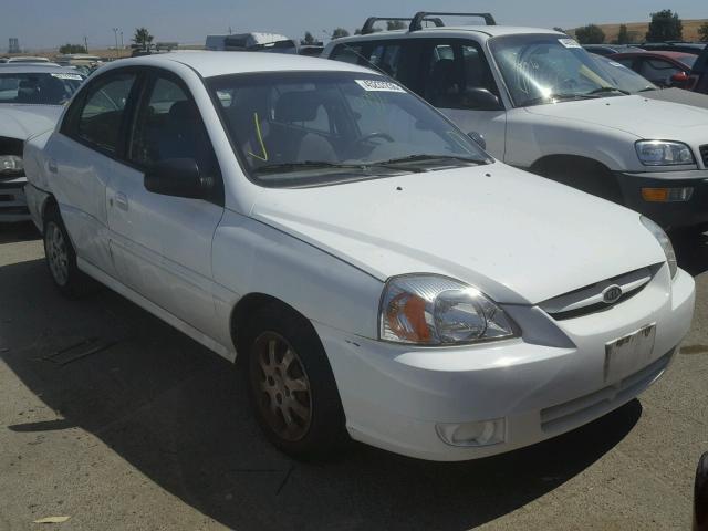 KNADC125956367293 - 2005 KIA RIO WHITE photo 1