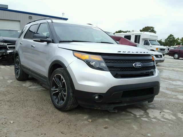 1FM5K8GT6DGC60961 - 2013 FORD EXPLORER S SILVER photo 1