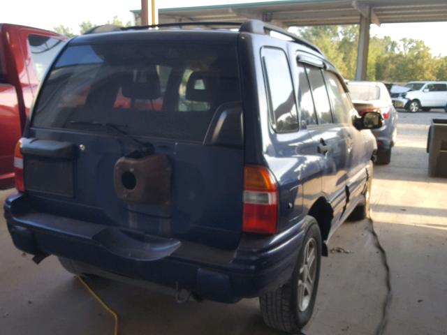 2CNBJ634936925813 - 2003 CHEVROLET TRACKER LT BLUE photo 4