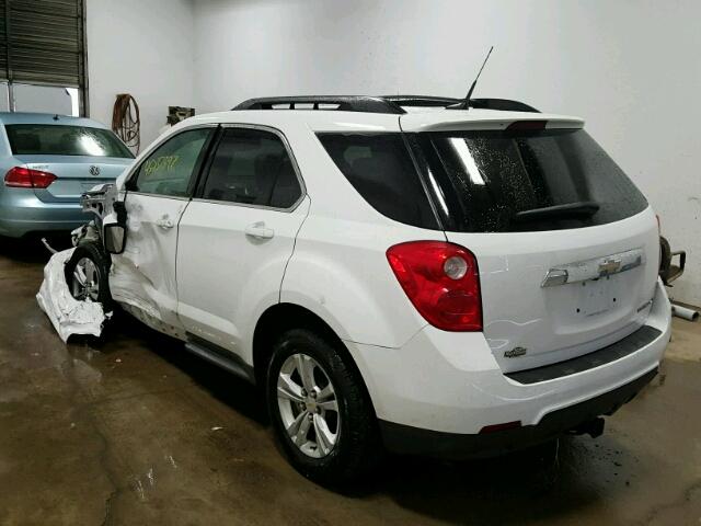 2CNALDEC9B6237789 - 2011 CHEVROLET EQUINOX LT WHITE photo 3