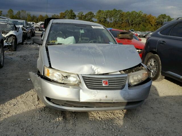 1G8AJ52F05Z100581 - 2005 SATURN ION LEVEL SILVER photo 9