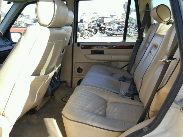 SALPV1447WA398824 - 1998 LAND ROVER RANGE ROVE WHITE photo 6