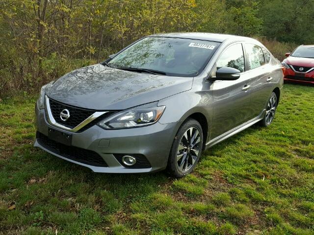 3N1AB7APXHY357130 - 2017 NISSAN SENTRA GRAY photo 2