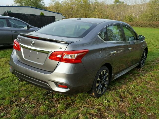 3N1AB7APXHY357130 - 2017 NISSAN SENTRA GRAY photo 4