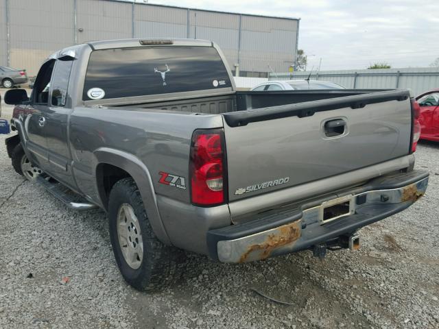 1GCEK19Z77Z173608 - 2007 CHEVROLET SILVERADO GRAY photo 3