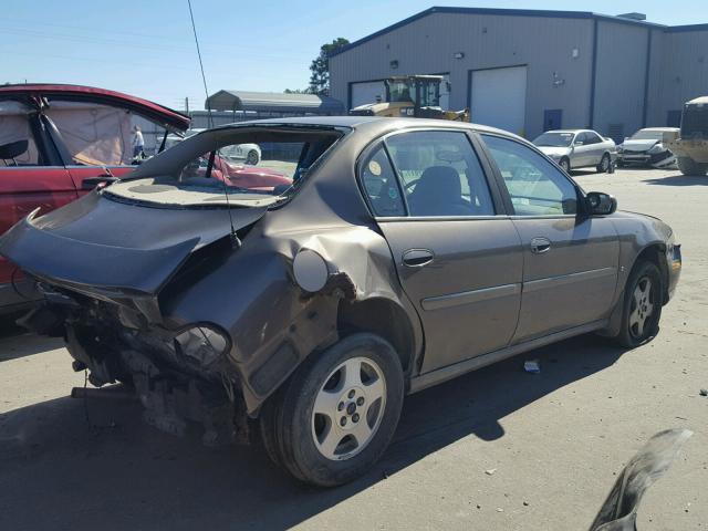 1G1NE52J32M501916 - 2002 CHEVROLET MALIBU LS 金色 照片 4