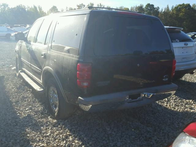 1FMRU17L31LB02177 - 2001 FORD EXPEDITION BLACK photo 3