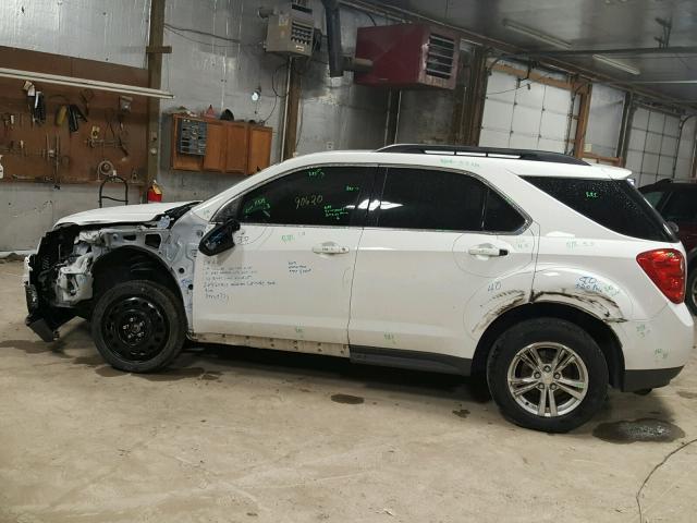 2GNALDEK2D1143501 - 2013 CHEVROLET EQUINOX LT WHITE photo 9