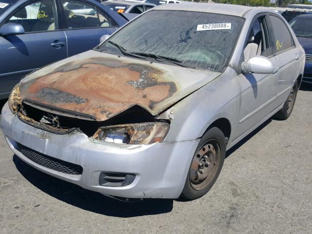 KNAFE121185537754 - 2008 KIA SPECTRA EX SILVER photo 2