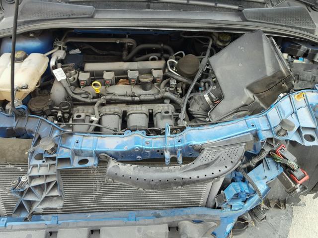 1FADP3K2XEL132207 - 2014 FORD FOCUS SE BLUE photo 7