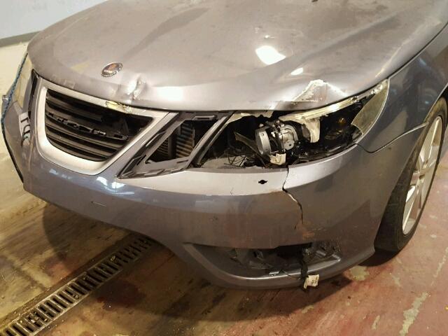 YS3FH41UX81109060 - 2008 SAAB 9-3 AERO GRAY photo 9