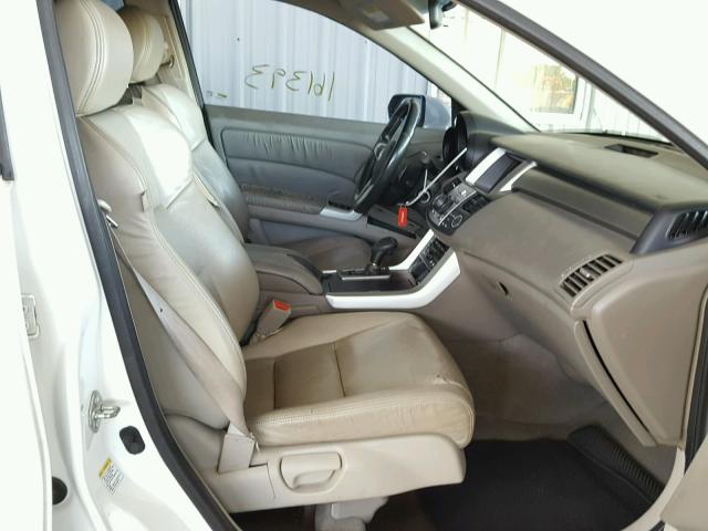 5J8TB18517A016937 - 2007 ACURA RDX TECHNO WHITE photo 5