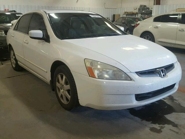 1HGCM66535A071705 - 2005 HONDA ACCORD EX WHITE photo 1