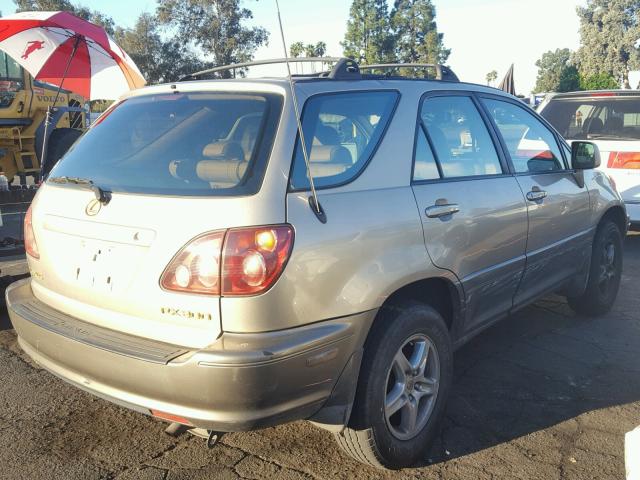 JT6HF10U6X0038327 - 1999 LEXUS RX BEIGE photo 4