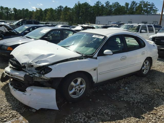 1FAFP55S73A155291 - 2003 FORD TAURUS WHITE photo 2