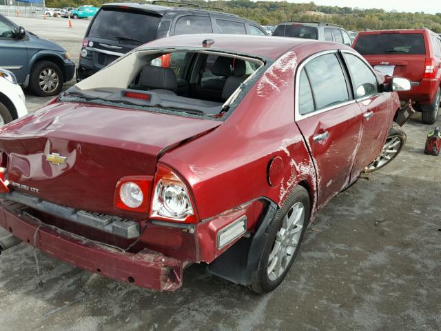 1G1ZE5EB5AF132257 - 2010 CHEVROLET MALIBU LTZ 栗色 照片 4