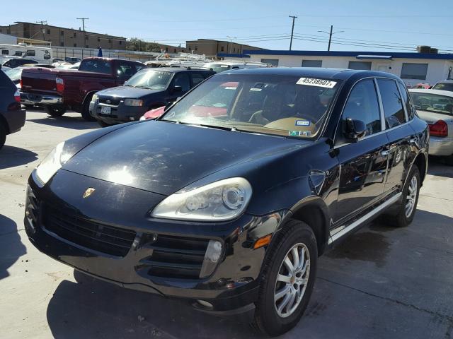 WP1AA29P98LA19085 - 2008 PORSCHE CAYENNE BLACK photo 2