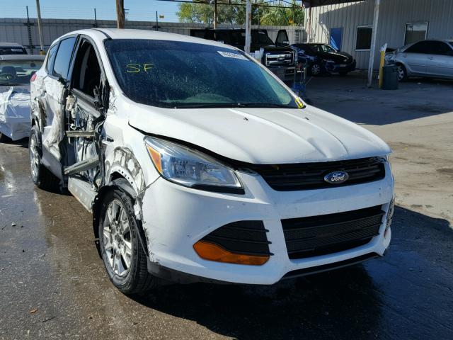 1FMCU0F79EUA10916 - 2014 FORD ESCAPE S WHITE photo 1