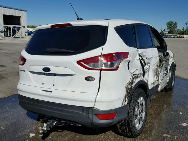 1FMCU0F79EUA10916 - 2014 FORD ESCAPE S WHITE photo 4