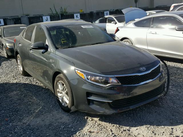 KNAGT4L33G5084263 - 2016 KIA OPTIMA LX GRAY photo 1