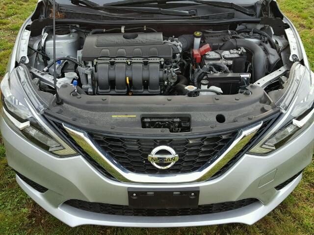 3N1AB7AP4HY203920 - 2017 NISSAN SENTRA SILVER photo 7