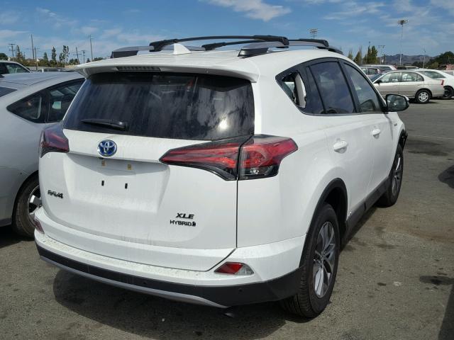 JTMRJREV8JD224656 - 2018 TOYOTA RAV4 HV LE WHITE photo 4