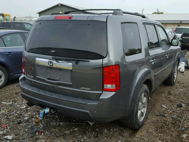 5FNYF4H52BB017847 - 2011 HONDA PILOT GRAY photo 4