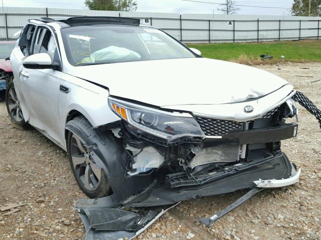 5XXGW4L21GG020428 - 2016 KIA OPTIMA SX WHITE photo 1