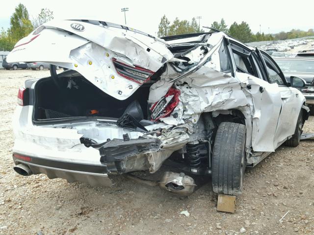 5XXGW4L21GG020428 - 2016 KIA OPTIMA SX WHITE photo 4