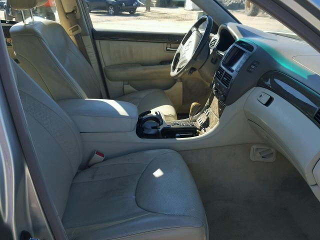 JTHBN30F030105429 - 2003 LEXUS LS 430 GOLD photo 5