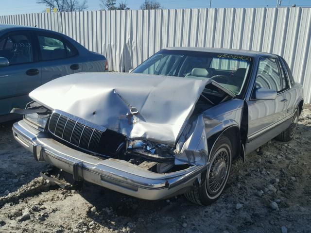 1G4EZ13L5MU406583 - 1991 BUICK RIVIERA SILVER photo 2