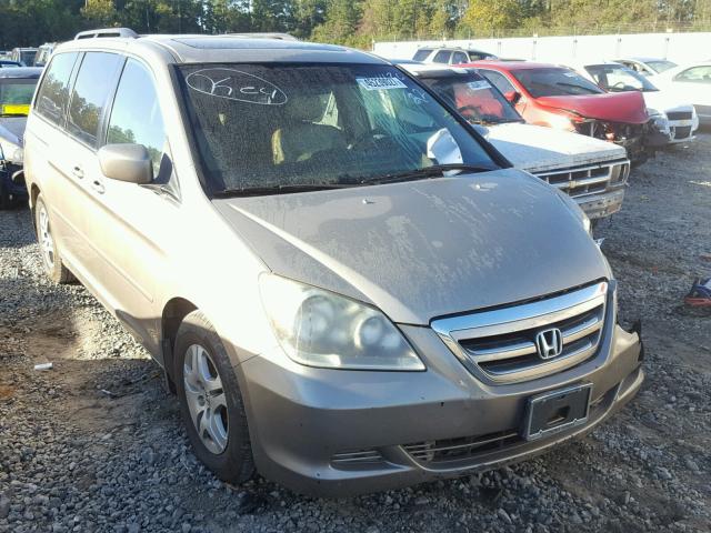 5FNRL38705B134436 - 2005 HONDA ODYSSEY EX GOLD photo 1