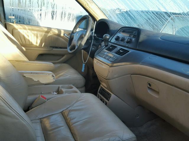 5FNRL38705B134436 - 2005 HONDA ODYSSEY EX GOLD photo 5