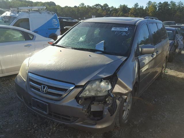 5FNRL38705B134436 - 2005 HONDA ODYSSEY EX GOLD photo 9