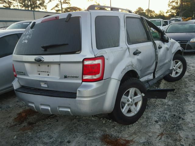 1FMCU4K30AKA46915 - 2010 FORD ESCAPE SILVER photo 4