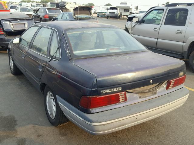 1FACP50U1LG122683 - 1990 FORD TAURUS L BLUE photo 3