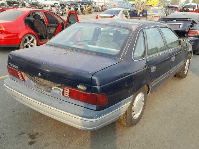 1FACP50U1LG122683 - 1990 FORD TAURUS L BLUE photo 4