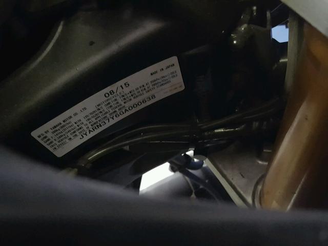 JYARN37Y6GA000638 - 2016 YAMAHA FJ09 C BLACK photo 10