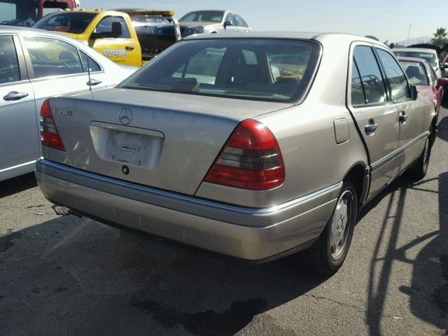 WDBHA28E9SF280415 - 1995 MERCEDES-BENZ C 280 GOLD photo 4