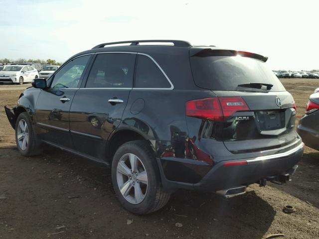 2HNYD2H36CH532381 - 2012 ACURA MDX TECHNO BLACK photo 3