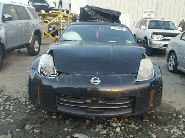 JN1AZ34E56M354344 - 2006 NISSAN 350Z COUPE BLACK photo 9